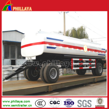 Dos ejes tipo completo Towing Bar Oil Tanker Semi Trailer